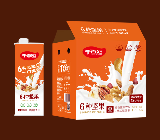 6种坚果饮品1.5L*6
