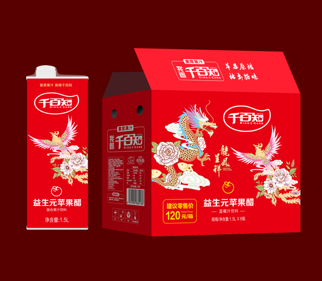 龙凤呈祥益生元红柚1.5L*6