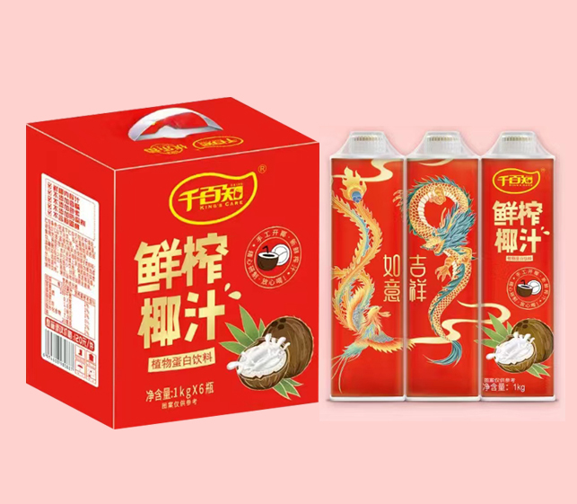 鲜榨椰汁【龙凤】1kg*6